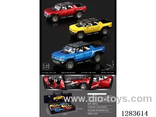 1:24 Die-Cast Pull Back Taxi Models (6 PCS)W L/M included battery