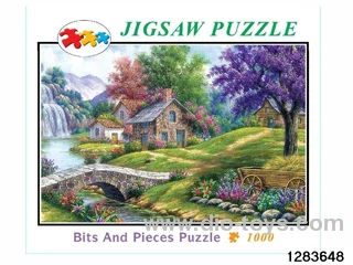 1000 pcs puzzle in color box
