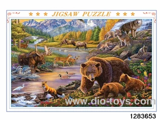 1000 pcs puzzle in color box