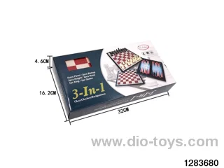3 in 1 chess with magnetism