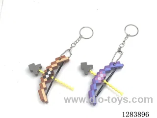 Minecraft Mini Bow and Arrow (with Keychain)
