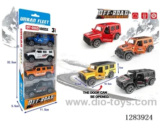 1:43 pull back alloy car 4PCS