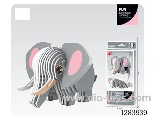 DIY 3D Elephant Puzzle