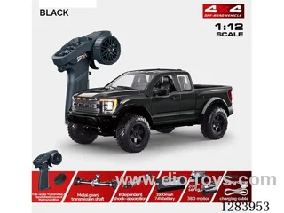 1:12 Full-Scale 4WD Off-Road Vehicle (Battery Included) - Black