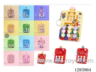 Ball-Rolling Puzzle Huarongdao Keychain (with head)