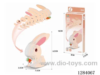 3D Animal Puzzle   Little White Rabbit