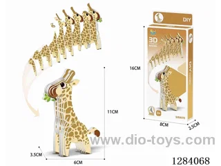 3D Animal Puzzle   Giraffe