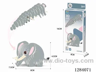 3D Animal Puzzle  Elephant