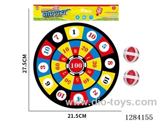 20CM Number Sticky Ball Fabric Target
