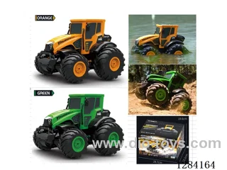 Amphibious Land-Water Vehicle 1:18 4WD 2.4G RC Waterproof Proportional Steering/Throttle Waterproof Remote Control included battery