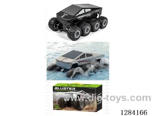 Amphibious Land-Water Vehicle 1:18 4WD 2.4G RC Waterproof Waterproof Remote Control included battery