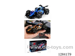Mini Formula Car 1:28 4WD 2.4G RC with Lights/universal Wheels included battery