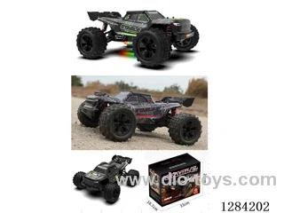 High-Speed Car, Brushed Motor, 1:14 , 35 km/h, 4WD, 2.4 GHz RC, Lights included battery