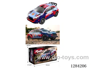 High-Speed Car, Brushed Motor, 1:14 , 30 km/h, 4WD, 2.4 GHz RC included battery