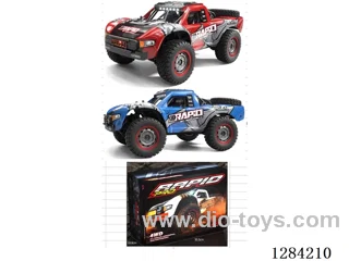 High-Speed Car, Brushed Motor, 1:16 , 35 km/h, 4WD, 2.4 GHz RC, Lights included battery