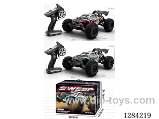 High-Speed Car Brushless Motor 1:16 55-70 km/h 4WD 2.4GHz RC ,lights included battery