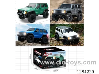 1:18 4WD 2.4G RC car with light/ openable door included battery