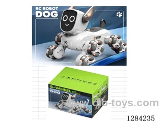 RC Robot Dog 2.4G W L/M/ Programmable Movements included battery