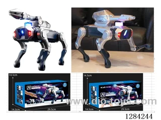 RC Robot Dog 2.4G W L/M / Programmable Movements / Built-in Voice / Touch Sensing / Water Balloon / Dancing included battery