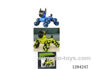 RC Robot Dog 2.4G W L/M/ Programmable Movements included battery