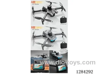 RC Drone / Brushless Motors / 2.4 GHz / 4.3-inch Display / Altitude Hold / Lights / Obstacle Avoidance / Dual Cameras / App Control / Photo / Video included battery