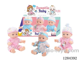 6PCS 9-Inch Fully Vinyl Dolls