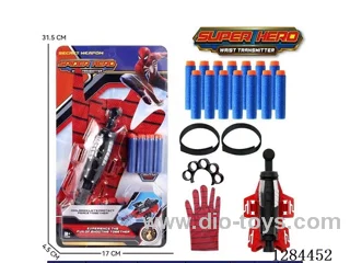 Spider-Man soft bullet gun + Gloves