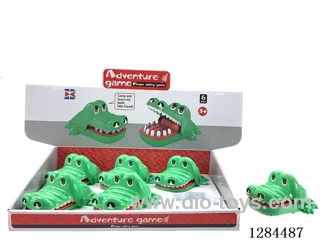 Bite-Me Medium Crocodile, Green, 6 PCS/box (No Lights or Music)