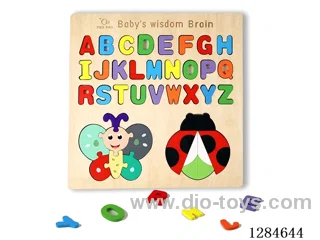 Wooden Educational Animal Alphabet Puzzle (Assorted)