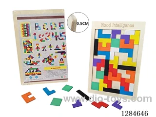 Wooden Tetris Block Puzzle 06