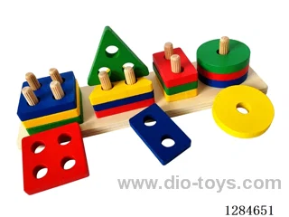 Wooden Rectangular Stacking Set