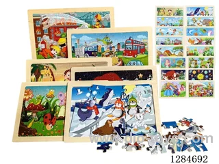 Wooden 30PCS Assorted Puzzles