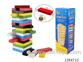 Wooden 54PCS Color Stacking Game (6.0)