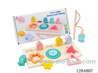 Wooden Fishing Puzzle 2-in-1