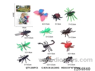 12 Small Solid Insects