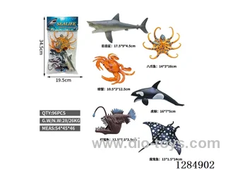6 Large Hollow Marine Animals