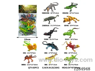 12 Large Hollow Lizards