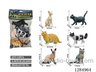 6PCS set of cats
