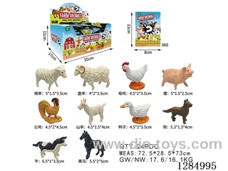 Small Farm Animals Blind Bags 60-PCS Display Box Set