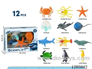 Marine Animals (12 Varieties) Small Window Box