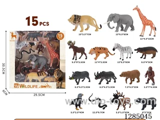 Wild Animals (15 Styles) Large Window Box Set