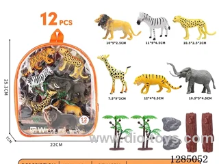 Wild Animals + Accessories 12 styles Small Backpack Set