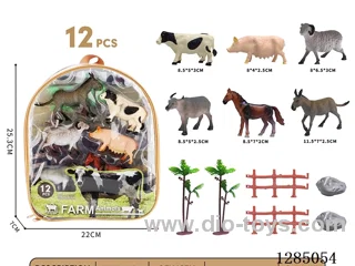 Farm Animals + Accessories 12 styles Small Backpack Set