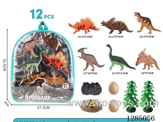 Dinosaurs + Accessories 12 styles Large Backpack Set