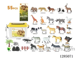 Animal Models 55PCS Set in Storage Box