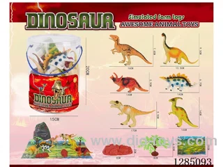 Large Dinosaurs + Accessories (PET Bucket)