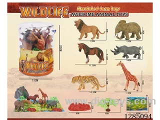Large Wild Animals + Accessories (PET Bucket)