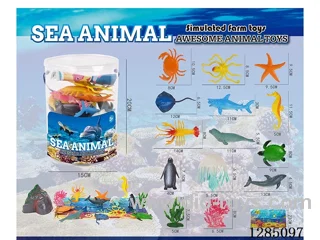 Medium Ocean Animals + Accessories (PET Bucket)