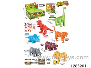 Lu Ban Lock Dinosaurs & Animals (18 Small Boxes)