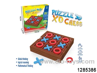 XO chess game in color box